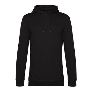 B&C Mens # Hoodie / Black Pure